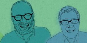 Illustration of the hosts of EQ and You