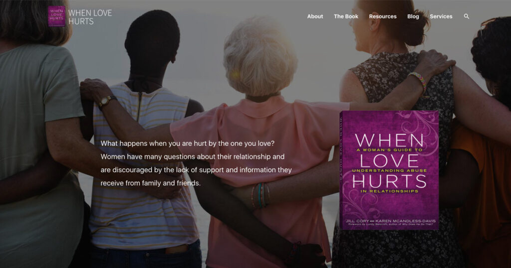 When Love Hurts website screenshot.