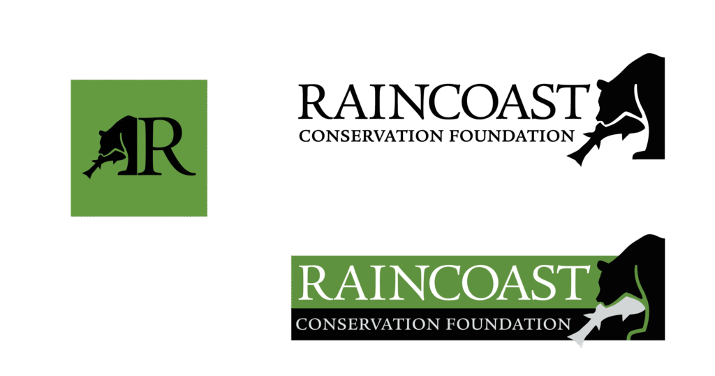 Raincoast logos arranged spaciously.